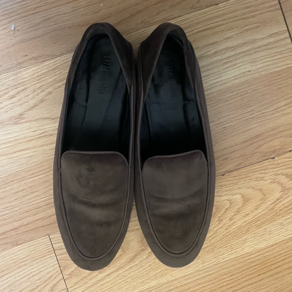 J. McLaughlin Brown Suede Loafers - Picture 3 of 4